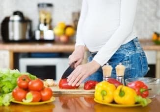 omhyggelig ernæring under graviditeten i anden trimesterbehandling
