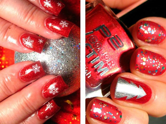 Nieuwigheden voor naildesign manicure rood