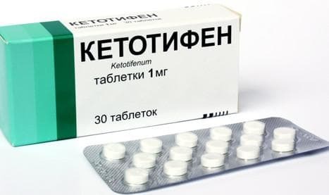 Ketotifén prevencia anti-polypov