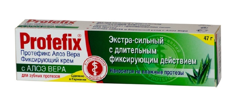 Fixing creams for dentures Protefics are reliable and modern