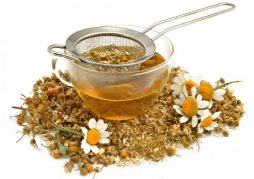 The use of chamomile in the treatment of colds
