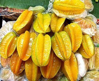 Fruit for five stars - carambola!