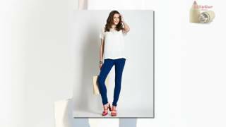 With what to wear fashionable blue pants