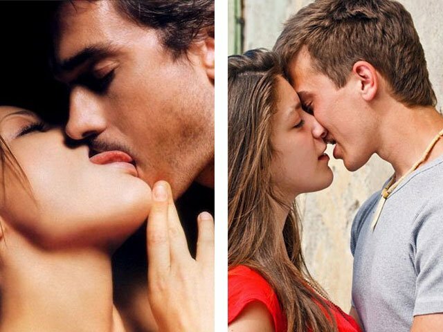 Foto och video lektioner hur man lär sig att kyssa korrekt