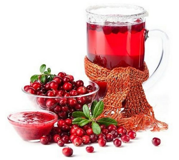 Cranberry dengan pilek - khasiat obat dan resep yang berguna