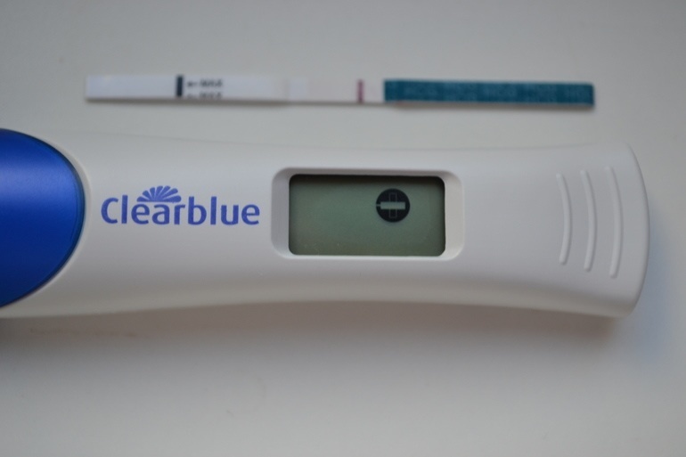 Положительный цифровой тест на беременность фото