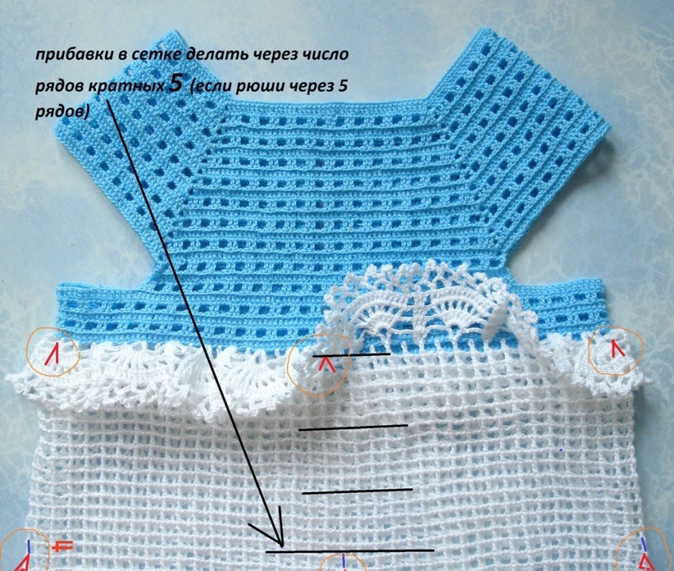 Um vestido de floco de neve para uma menina crocheted: um diagrama e uma descrição. Como amarrar um vestido de bebê com um crochê de floco de neve para uma festa de Ano Novo?