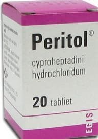 Peritol in case of angina in a child