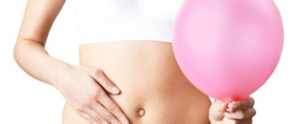 Distensión abdominal antes de la menstruación